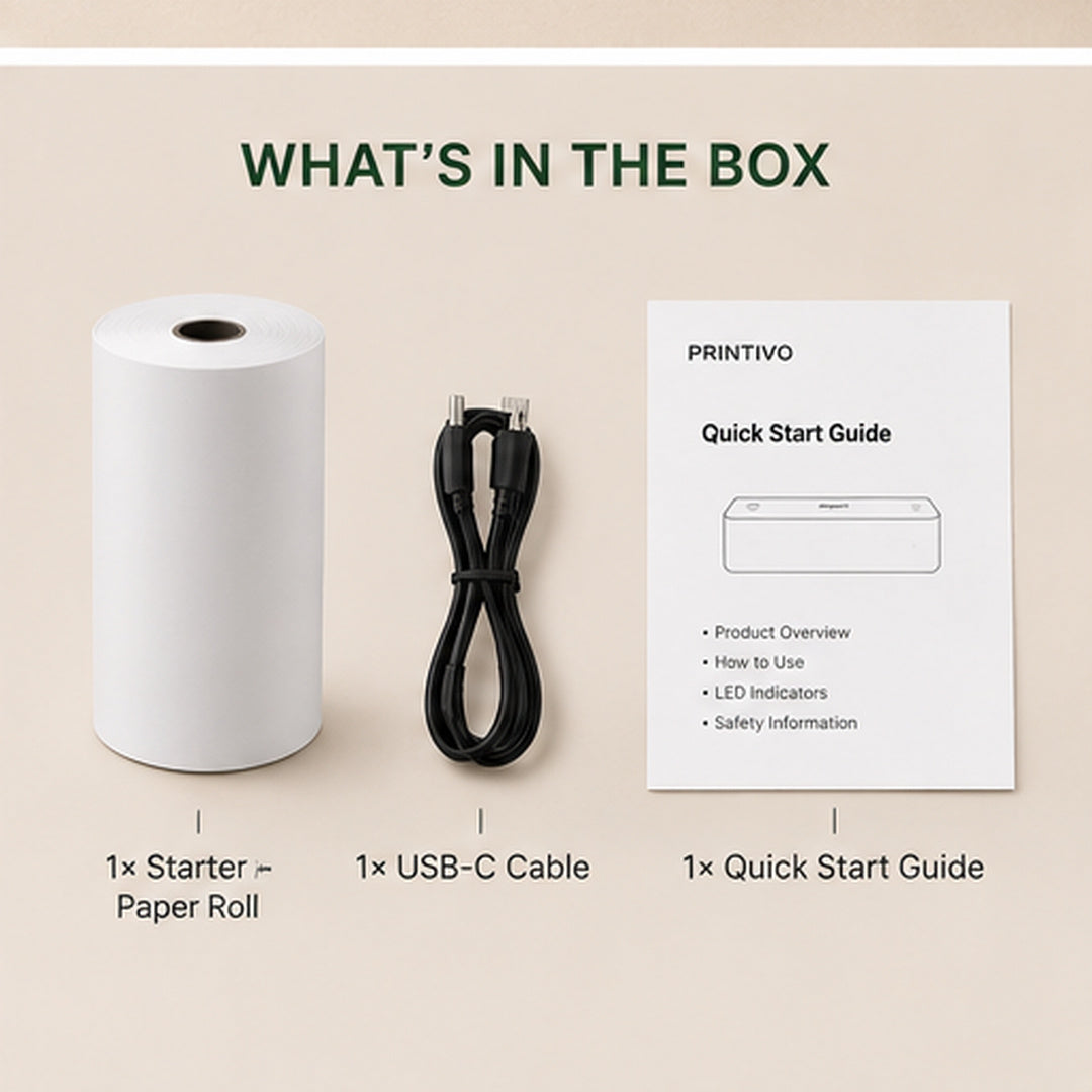 PRINTIVO™ Inkless Portable Printer